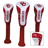 Oklahoma OU Sooners GOLF CLUB HEAD/WOOD COVER SET OF 3
