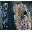 Death and Life, circa 1911 Stretched Canvas Poster Print by Gustav Klimt, 19x17