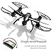 GoolRC 509W Drone with Camera Live Video Wifi FPV RC Quadcopter with APP Control & Gravity Motion Sensor function for Android/IOS , Altitude Hold & Headless Mode & One Key Return