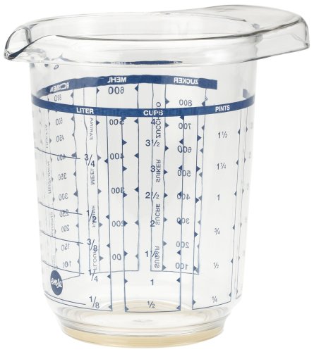 EMSA SUPERLINE Rühr- und Messbecher, 1,2 L transparent 