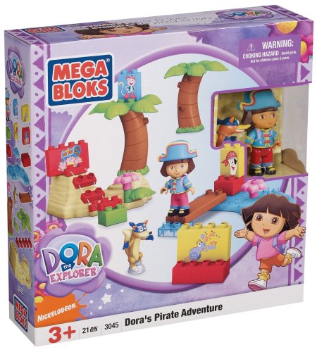 Mega Bloks Doras Pirate Adventure 511g D89aIL Mega Bloks Doras Pirate Adventure