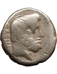 Roman Republic Titurius,Sabinus King Tatius 89BC Ancient Silver Coin Horse Rare