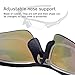 poshei P03 Polarized Sunglasses with 5 Set Lenses for Biking Fishing Driving