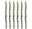 SIX Artificial 6' Mini Ivy Garland with Twigs _green