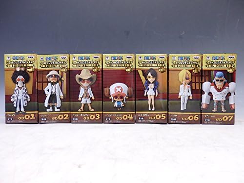 One Piece World Collectable Figure WCF One Piece Film Gold Vol.1 7Figures Complete Set Banpresto Japan