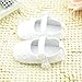 DZT1968® Baby Girl Soft Sole Cloth Mary Jane Shoes Prewalker with Bowknot (12~18 Months) White