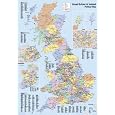 UK Map Poster United Kingdom Latest Brand New GB