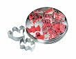 Birkmann 170360 Ausstechformen Halloween, 8-teilig, in Dose, � 12 cm, Wei�blech, 4 - 6 cm