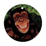 Chimp Chimpanzee Ornament (Round)