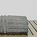 BC BARE COTTON Luxury Hotel & Spa Towel Turkish Cotton Hand Towels - Gray - Striped - Set of 6