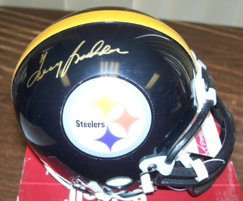 Terry Bradshaw Autographed Steelers Mini Helmet w/ JSA COA