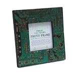 Two's Company Recycled Motherboard 3-by-3-Inch Photo Frame