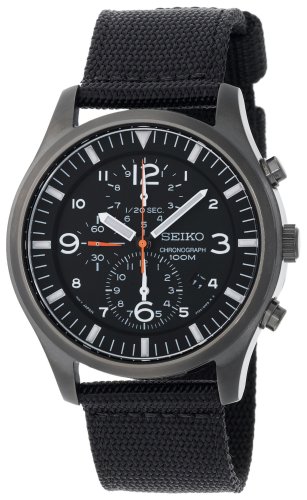 Seiko Men's SNDA65 Chronograph Strap Watch