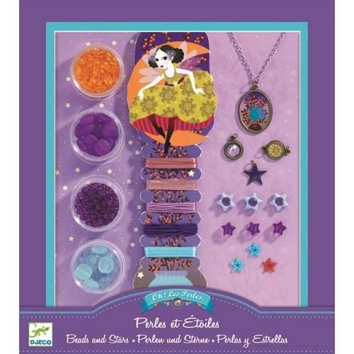Djeco Beads and Stars Jewelry Making Kit