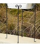 beverage tubs with stand-Personalized Iron Stand for Beverage Tub