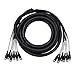 Seismic Audio SAMI-6x20 6-Channel 20-Feet MIDI Snake Cable for Keyboards
