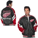 G-Iii Detroit Red Wings Leather Jacket Xx Large