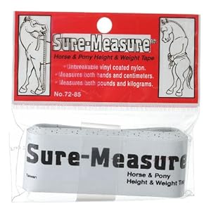 Tough-1 Sure Measure Horse & Pony Height & Weight Tape