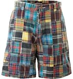 Mens Players Patch Madras Shorts( INSEAM: N/A )