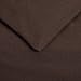 Amazon Brand – Pinzon 190-Gram Heavyweight Velvet Flannel Duvet Set - Full/Queen, Italian Roast