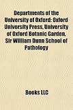 Produkt-Bild: Departments of the University of Oxford: Oxford University Press