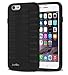 Justola Shockproof iPhone 6/6s Case, Dual Layer, Heavy Duty, Rugged Silicone iPhone Protection, 4.7 Black