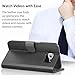 Samsung Galaxy S6 Wallet Case, VENA [vSuit] Draw Bench PU Leather Wallet Flip Cover with Stand and Card Slots for Samsung Galaxy S6 2015 Only (Not Compatible with Galaxy S6 Edge) (Black)