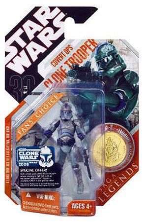Star Wars 30th Anniversary Saga 2007 Legends Action Figure Covert Ops Clone Trooper