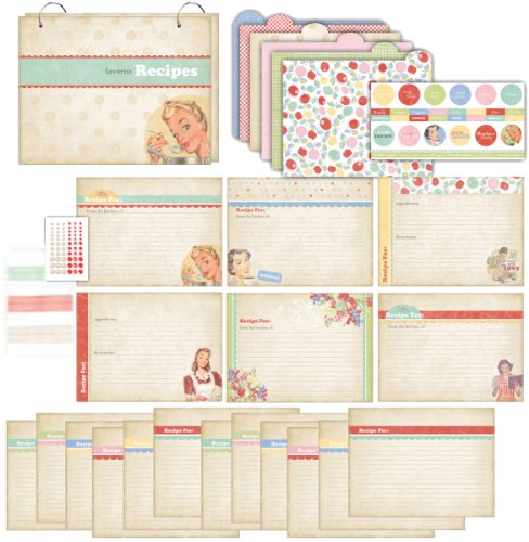 Kitschy Kitchen Recipe Album Kit