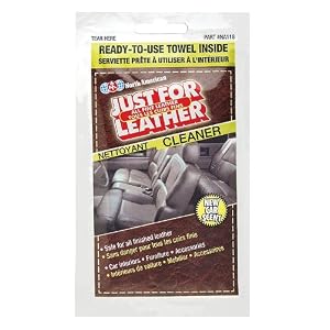 North American NA118 Just for Leather Cleaner Towelette - Single Pack