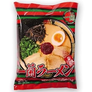 一蘭ラーメン　袋麺　１０食セット（５食パックｘ２セット）　福岡店舗限定販売品