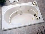 Jacuzzi 4480959 Nova 5 Whirlpool Bath, White