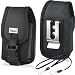 Heavy Duty Industrial Strength Rugged Case with Metal Clip and Belt loop for HTC: A6363 Legend, Droid ERIS (6200/V2), G1 / Dream, G2 Vanguard, Hero - Sprint CDMA, myTouch 3G / Magic / Sapphire, S511 Snap - Sprint, Snap / Dash 3G / T-Mobile, Tilt 2, Touch Pro 2 / Rhodium - T-Mobile, Touch Pro CDMA - Sprint, XV6175 Ozone, XV6875 Touch Pro 2 - CDMA, XV6975 Imagio CDMA with Lanyard Set.