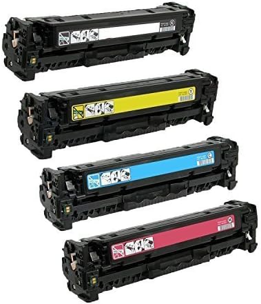 BLACK HAWK Toner Compatible Replacement 4pk (one of each color) 131A CF210A CF211A CF212A 213A Toner For HP Laserjet Pro 200 M251nw M276nw