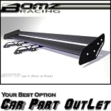 Gt Universal Type-x Black Aluminum Spoiler Wing(new)