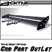 Gt Universal Type-x Black Aluminum Spoiler Wing(new)