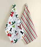 Snowman Dishtowels Set of 2