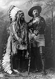 Sitting Bull and Buffalo Bill 1885 Photos 8x12