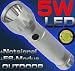 Suchen : 5 WATT LED PROFI ALU Taschenlampe SOS SIGNAL+ES-MODE