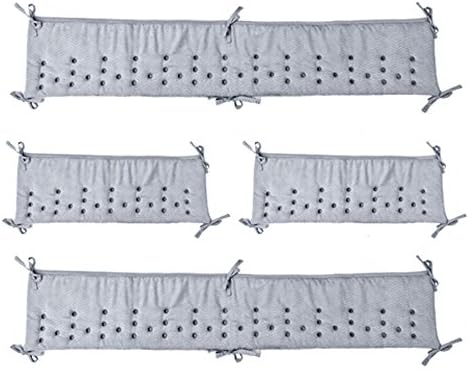 Nurture Generation Gray Airflow Bumper, 4 Piece