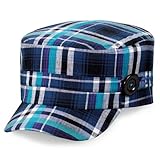 IMAGE OF Dakine Women's Addison Cap (Blue Plaid, One Size)