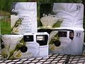 10 Pack Calla Lily Disposable Wedding Cameras in Matching Gift Boxes with Table Tents, 35mm, 27 Exposures