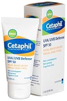 Cetaphil UVA/UVB Defense Spf 50 Facial Moisturizer, 1.7-Ounce (Pack of 2)