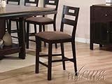 Espresso Finish Counter Height Chair by Acme Furniture
