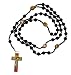 Jewelry : Faux Pearl Black Rosary with Photographs