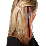MLB Detroit Tigers Ladies Orange-Navy Blue Sports Extension Hair Clips