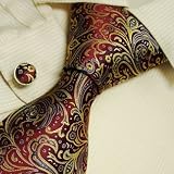 Burgundy pattern men ties gold paisley boyfriend presents accessories neckties cufflinks set A1118 511hFX7cYDL. SL160 Burgundy pattern men ties gold paisley boyfriend presents accessories neckties cufflinks set A1118