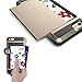 iPhone 6s Plus Case, Anuck Shockproof iPhone 6s Plus Wallet Case [Card Pocket] Anti-Scratch Protective Shell Rubber Bumper Case with Slide Card Holder Slot for Apple iPhone 6 Plus 6s Plus - Gold