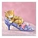 The Hamilton Collection A Purr-fect Fit Collectible Kitten In Shoe Figurine Image