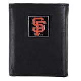 San Francisco Giants Mens MLB Genuine Leather Tri-folod Wallet